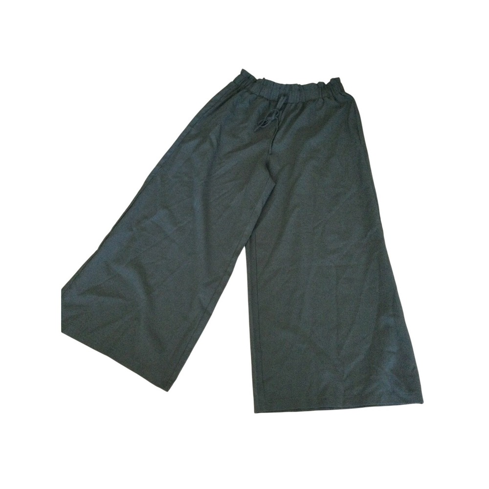 Shein Curve Wide Leg Palazzo Pants Drawstring Waist Casual‎ Comfy 0XL